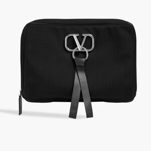 Valentino Garavani Black Bag with Silver Logo